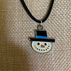Snowman Pendant Necklace